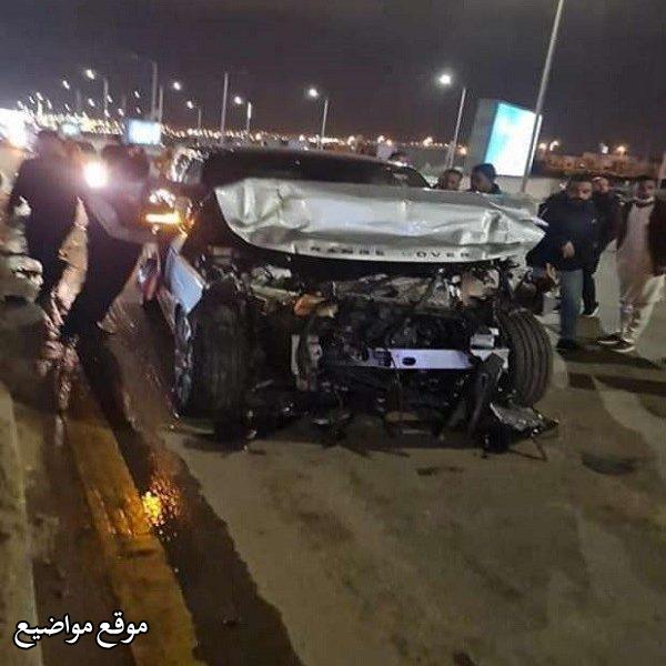 تعرض الاعلامى عمرو اديب لحادث سير بسيارتة الخاصة