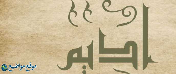 معنى اسم أديم في القرآن والإسلام معنى اسم أديم وشخصيتها