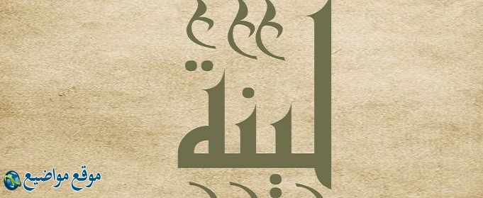 معنى اسم لينة في الإسلام والقرآن معنى اسم لينة وشخصيتها