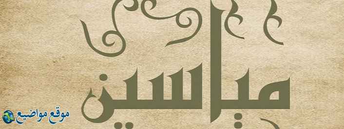 معنى اسم مياسين في القرآن والإسلام معنى اسم مياسين وشخصيتها